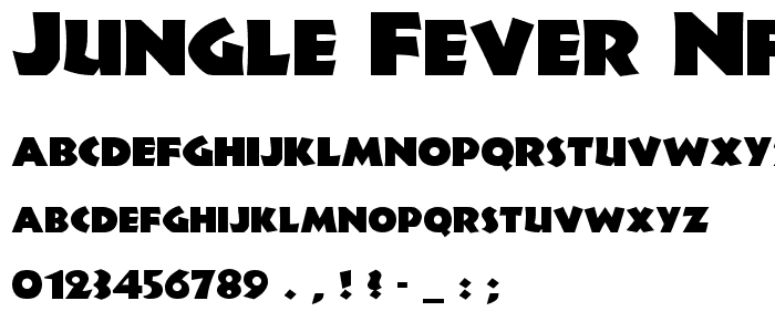 Jungle Fever NF font